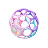 Baby Teething Rattle Ball, Sensory Grasping Ball with Holes for Fine Motor Skills Training, Infant Toddler Toy