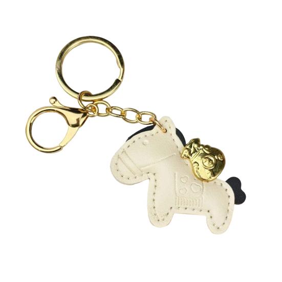 Подвеска-брелок в виде лошади, компактный мини-брелок, ручная работа, шарм в виде лошади из искусственной кожи, аксессуары для сумок, кошельков, рюкзаков