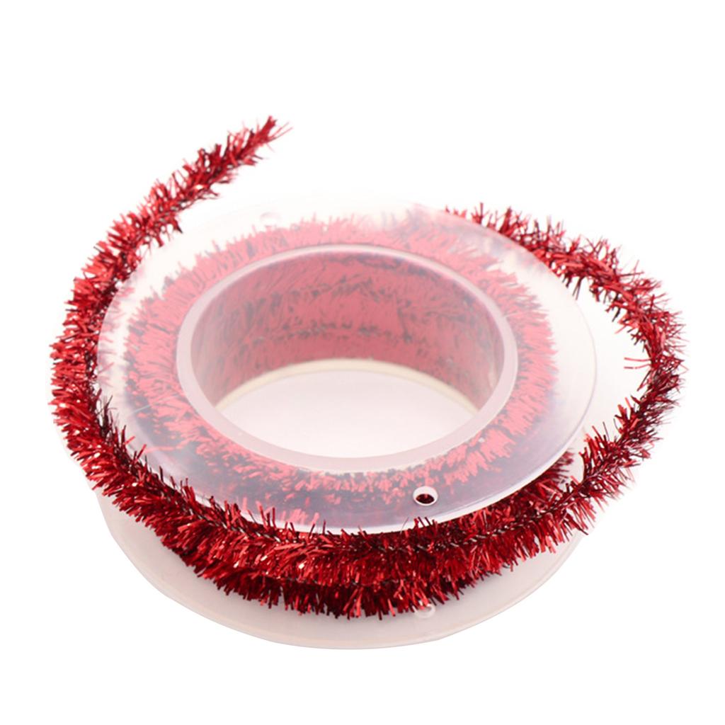 Длинные металлические гирлянды с мишурой 4,92 фута, проволочная гирлянда, декор для рождественской вечеринки, украшения для рождественской елки, праздничный орнамент