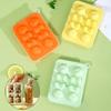 1PC Fashion Cute Bear Ice Cube Mold Kitchen Tool Silicone Mould Four Grid Ice Grid