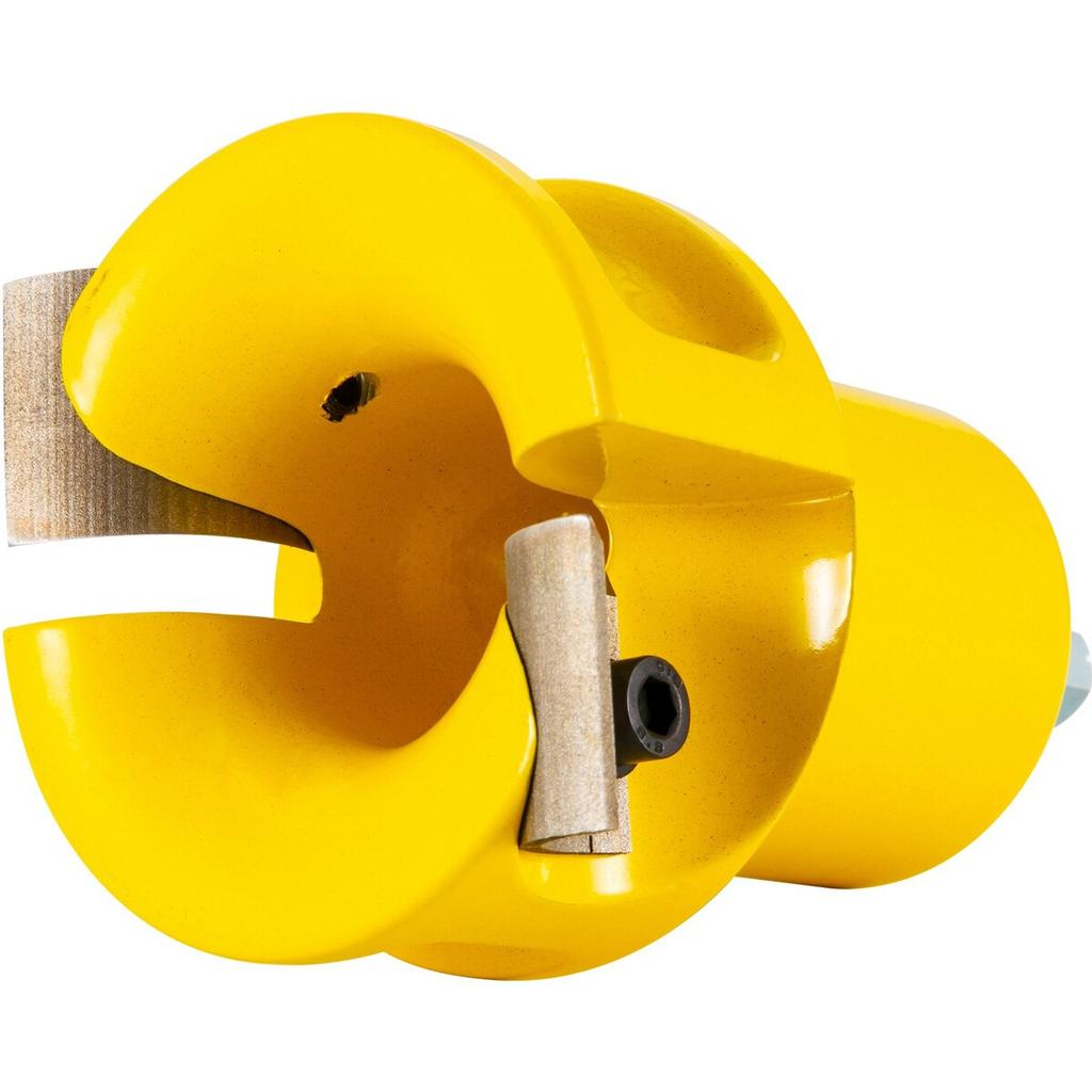 Tenon Cutter, 1.5" / 38 mm Diameter, Premium Aluminum & Steel Log Furniture Cutter, with Dual Curved Blades & Button Screws Home Master Kit,