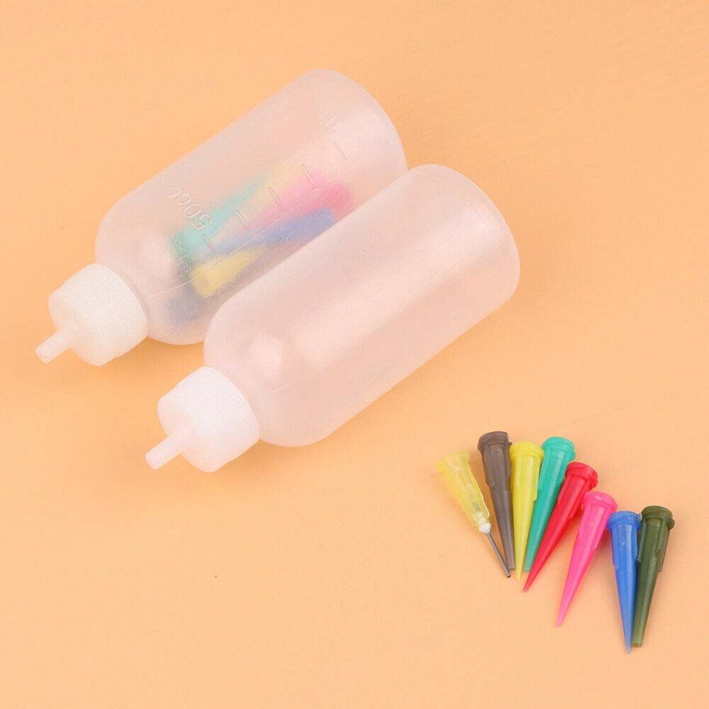 50ML Cake Baking Salad Jam Pot Nozzles Drinkware Squeeze Bottles Kitchen  tools Drawing Tools