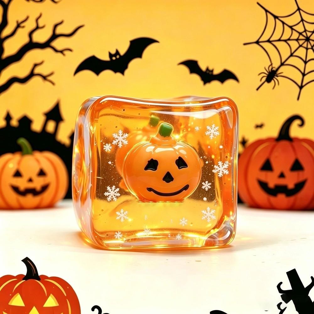Soft Sensory Fidget Toy Pumpkin Decompression Toy Cute Halloween Squeeze Squishy Toys For Kids