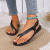 Women Sandals  New Summer Shoes for Women Open Toe Casual  Flip Flops Woman Sandals Buckle Strap Soft Bottom Ladies Shoes