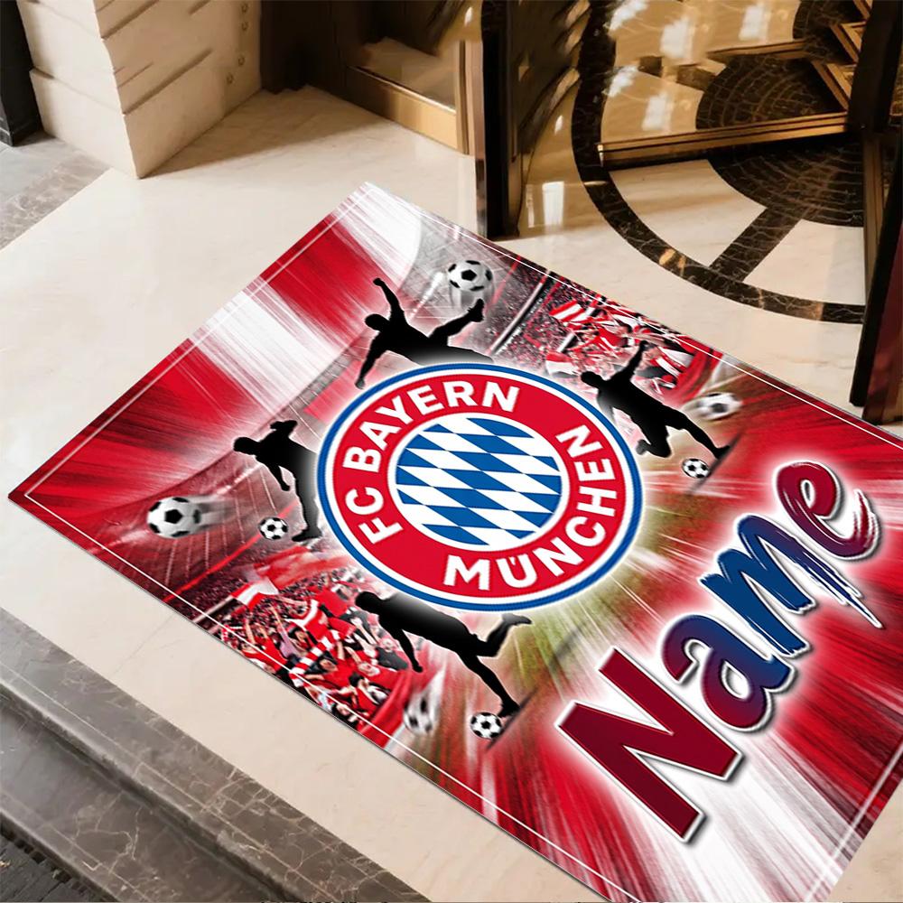 Bayern Munich Crest Artwork Floor Rug Office Rug Perfect for Bedrooms Study room Living Rooms Entryway Antislip Carpet Anime Office Decor