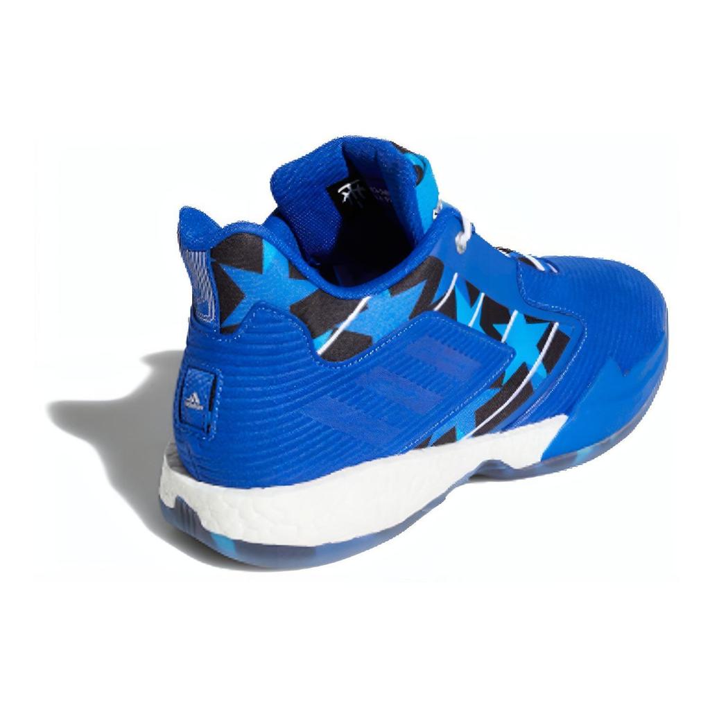 Adidas T Mac Millennium 2 Mesh Sports Comfortable Shock Absorption Non-Slip Mid-Top Basketball Shoes Men Sneakers Black Blue FV5593