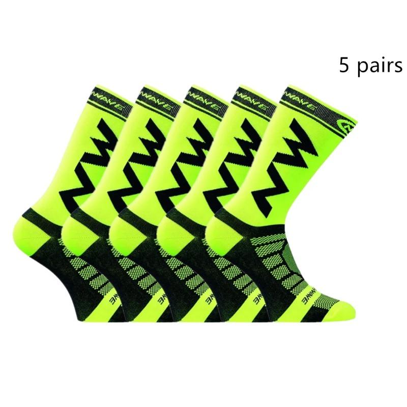 5 пар высококачественных дышащих спортивных носков, подходящих для бега, горных велосипедов и активного отдыха