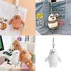 We Bare Bears Plush Keychains Grizzly, Ice Bear, And Panda Options!