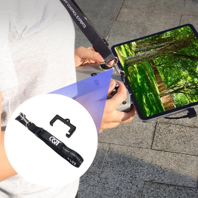 Durability Nylon Lanyard Adjustable Neck Strap For RCN3/N2/N1 AIR3S Drones With Adjustable Length Rope Hook Brackets
