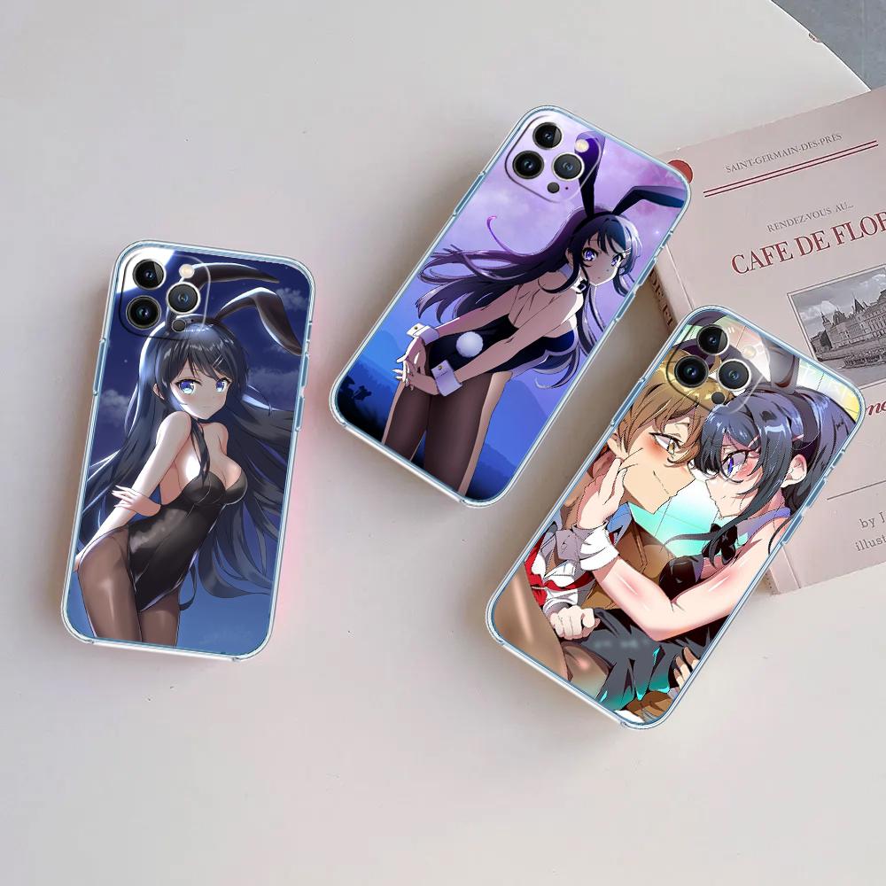 PP12 Милая Девочка с Кроликом Аниме Чехол для Телефона для Motorola Moto Edge 20 30 40 50 S30 Fusion Ultra Pro Neo Lite + G200 G23
