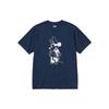 Uniqlo Мужская футболка с круглым вырезом и короткими рукавами, мультяшный принт, коллаборация с Disney, Топы, Темно-синий 467916-69