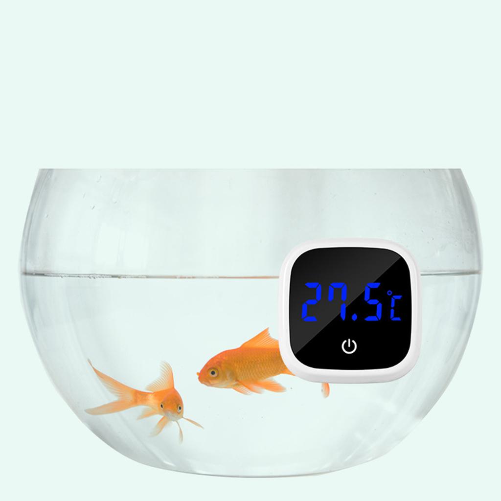 Fish Tank Digital Thermometer Mini Aquarium Water Thermometer Color Digital High Accuracy Thermometer