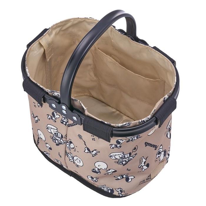 LOGOS SNOOPY Mini Semi-Round Basket 86001141 Beige (32x23x38cm)