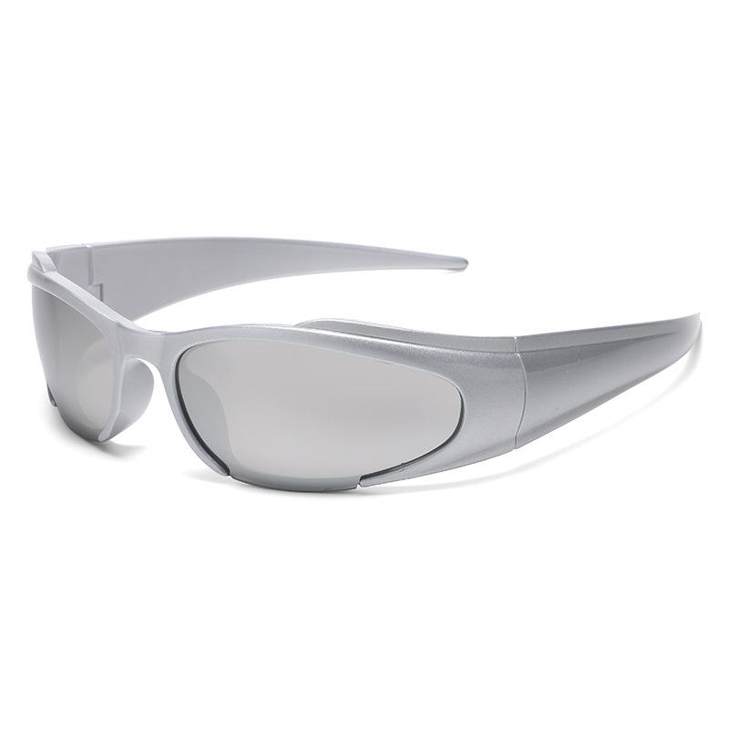 558 Персонализированные изогнутые узкие вогнутые солнцезащитные очки 4 Очки для езды на велосипеде на открытом воздухе Солнцезащитные очки Y2K