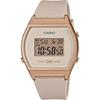 Standard Digital Women's Watch LW-204-4A, Overseas Model, Pink Beige X Rose Gold, Casio Box Included