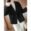 Fashion Women's Woolen Coat Short Warm Long Sleeve Jacket