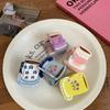 Cute Coffee Cup Hair Clip Flower Small Hair Claw Creative Acetate Hair Claw  Girl