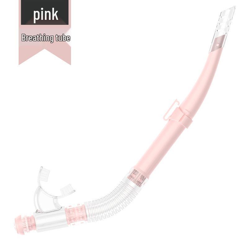 Snorkeling Set: Wide-View Mask & Semi-Dry Breathing Tube - Silicone Diving Goggles 2-Piece Kit