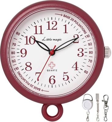 И легко можно заменить на карманные часы Nurse watch Clock Colore 34mm BO [Little Magic] [Официальный] [Большое чтение] [Самостоятельно установите батарею] (colore34
