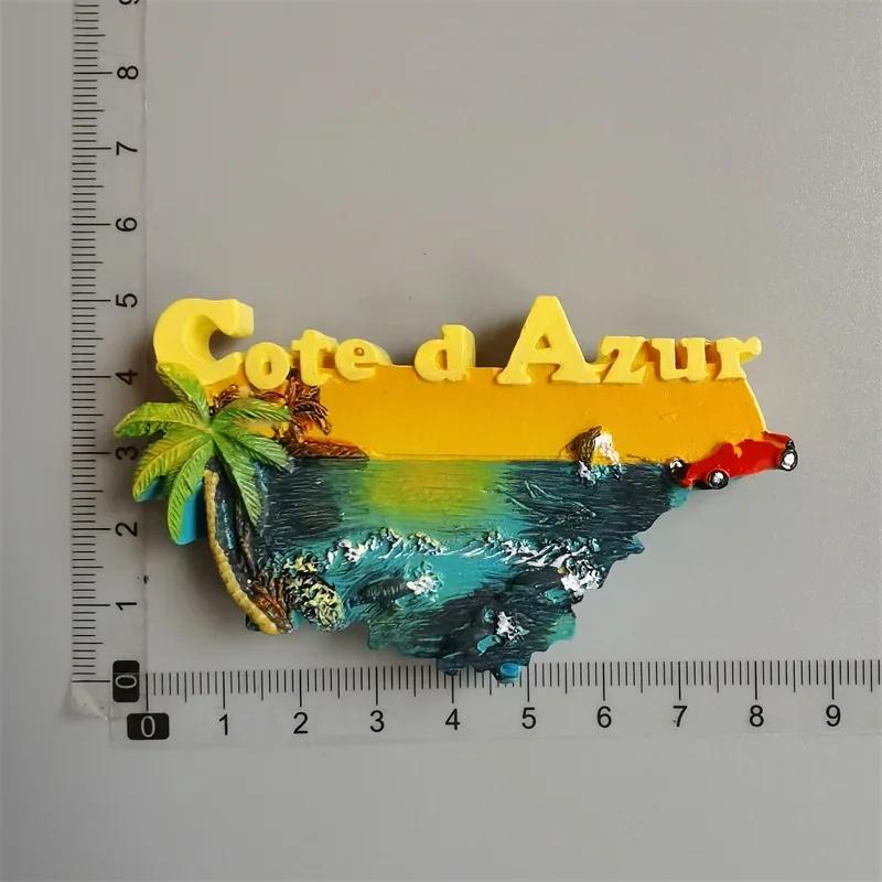 Франция Туристические сувениры Магниты на холодильник Страсбург Канны Ницца Эльзас Ментон Французские магнитные наклейки Украшения Подарки для путешествий