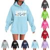 Women's Loose Comfortable Casual Fashion Character Printed Hooded Long Sleeve Sweatshirt
