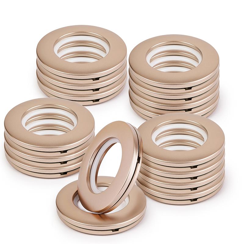 16pcs Plastic Top Curtain Accessories for Roman Rod Home Decoration Plastic Eyelets for Windows Grommet Kit Sewing Eyelet