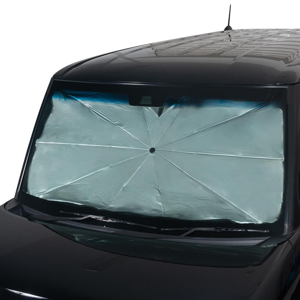 BONFORM Easy Shade II 1300 X Umbrella-Shaped Sunshade, Small, Size 650mm, Color Silver, 7608-02SI