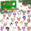2024 Advent Calendar Mini Pet Doll Toys 24 Day Countdown Cute Animals Christmas