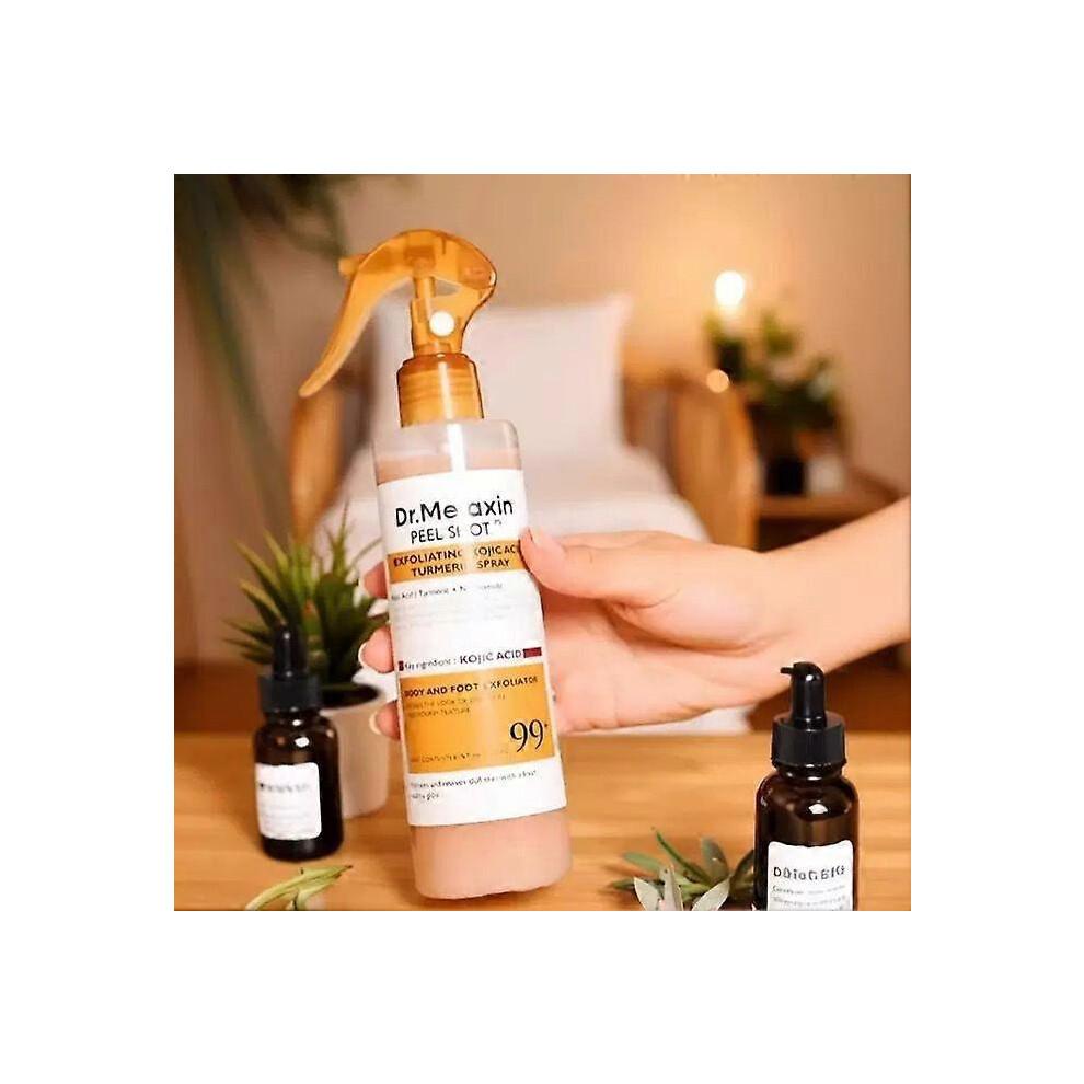 (1PC)PEEL SHOT GLOW EXFOLIANT KOJIC ACID TURMERIC SPRAY 200ml