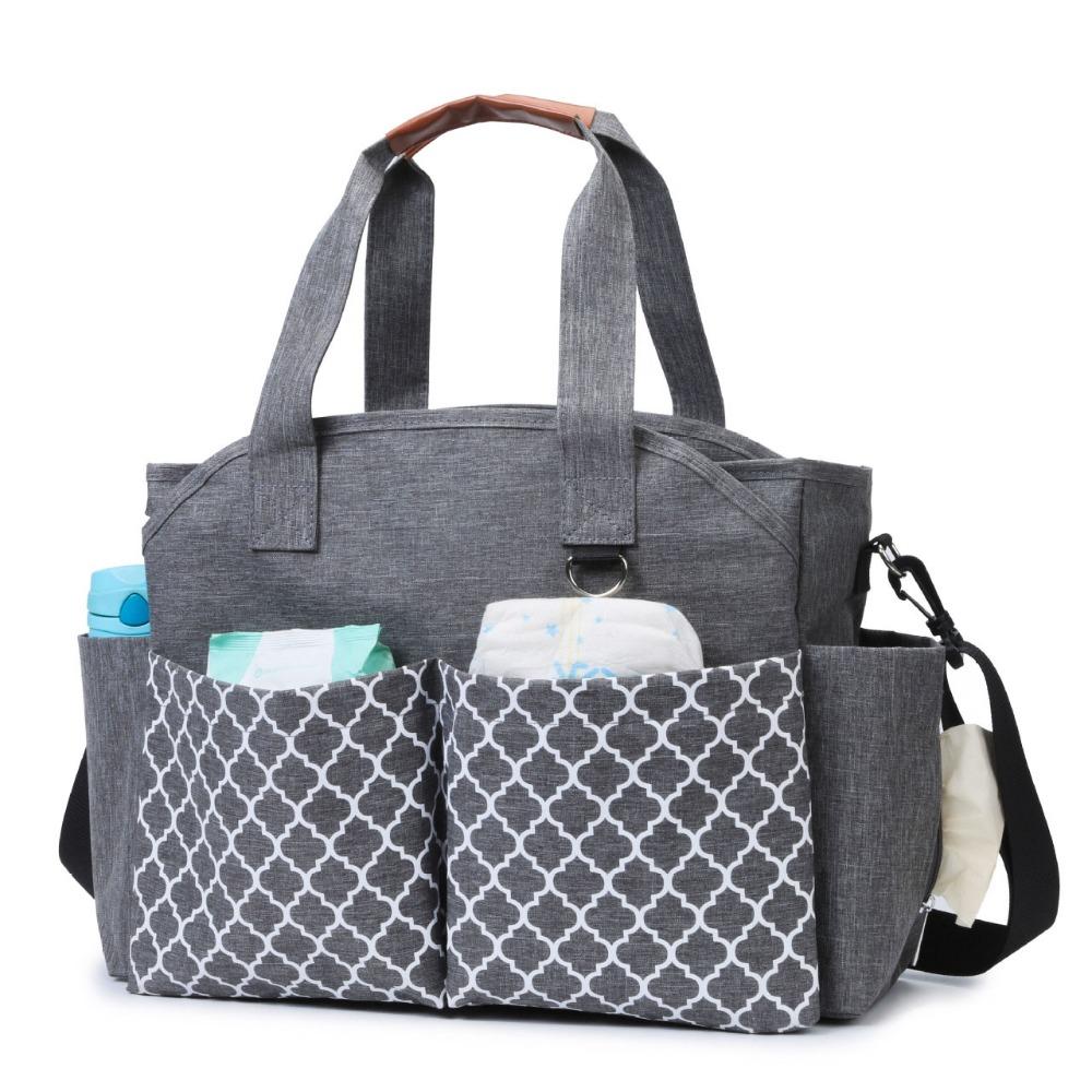 Large Capacity Baby Diaper Bag Multifunction Nappy Waterproof Bag  for Baby Care