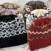 Knitted Wool Hat for Women In Autumn and Winter Versatile Retro Warm Face Showing Small Fashion High End Outdoor Cold Proof Pile Hat