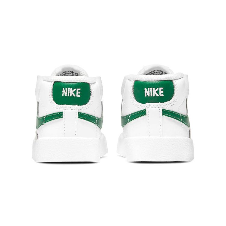 Nike Blazer Mid 77 TD White Pine Green Детские кроссовки Черные DA4088-115