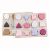 Silicone Stacking Toys Silicone Puzzle Board Shape Sorter Sensory Toys for Babies
