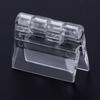 Practical 10Pcs Clear Acrylic Folding Tools Plastic Furniture Hinge Hinge