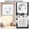 4/6/8 Inch Window Exhaust Fan Ventilator Extractor Fan  Bathroom Kitchen Toilet Air Vent