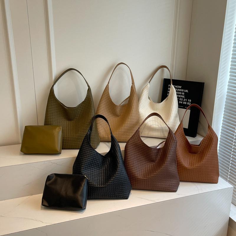 Large-Capacity Commuter Tote Bag Women'S Commuter Versatile Child And Mother Bag Simple Casual Shoulder Bag Tide