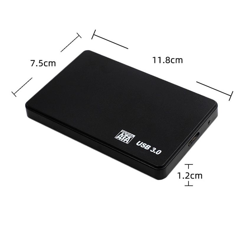 External Hard Drive Case HDD Case HDD SSD Enclosure 2.5 Inch Sata USB 3.0 2.0 Portable 5Gbps Hard Drive Disk Box for PC Laptop Smartphone