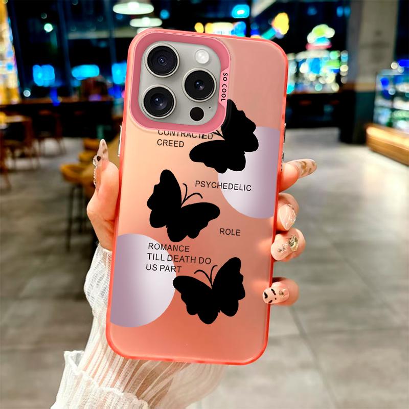 Модный чехол "Романтическая бабочка" для серии Oppo/Realme.Oppo A12,A1 Pro,A16K,Reno6 Lite,A3x,A32,A58,A17,Realme 7i,9i,V23,C15,C20A,Narzo 50A Prime...