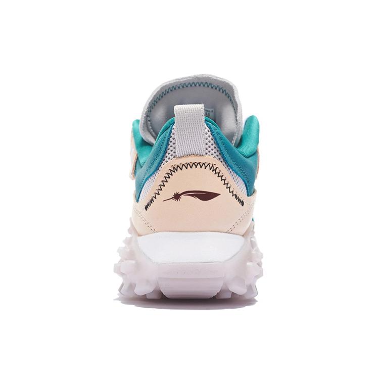 Li Ning OVERLOAD Текстиль, Кожа Амортизация Скользкая Устойчивая к истиранию Низкие Повседневная Обувь Женская AZGS082-3