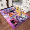 Colorful Cartoon Art Carpet with Abstract Characters and Fantasy Scene Suitable for use as an anti-slip for living room bedroom sofas