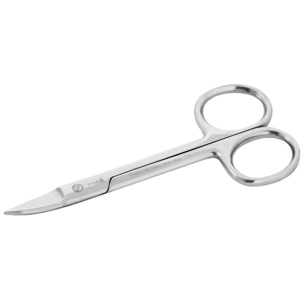 Nail Cuticle Scissors Straight Blades Cosmetic Manicure Pedicure Steel Spa Salon Silver