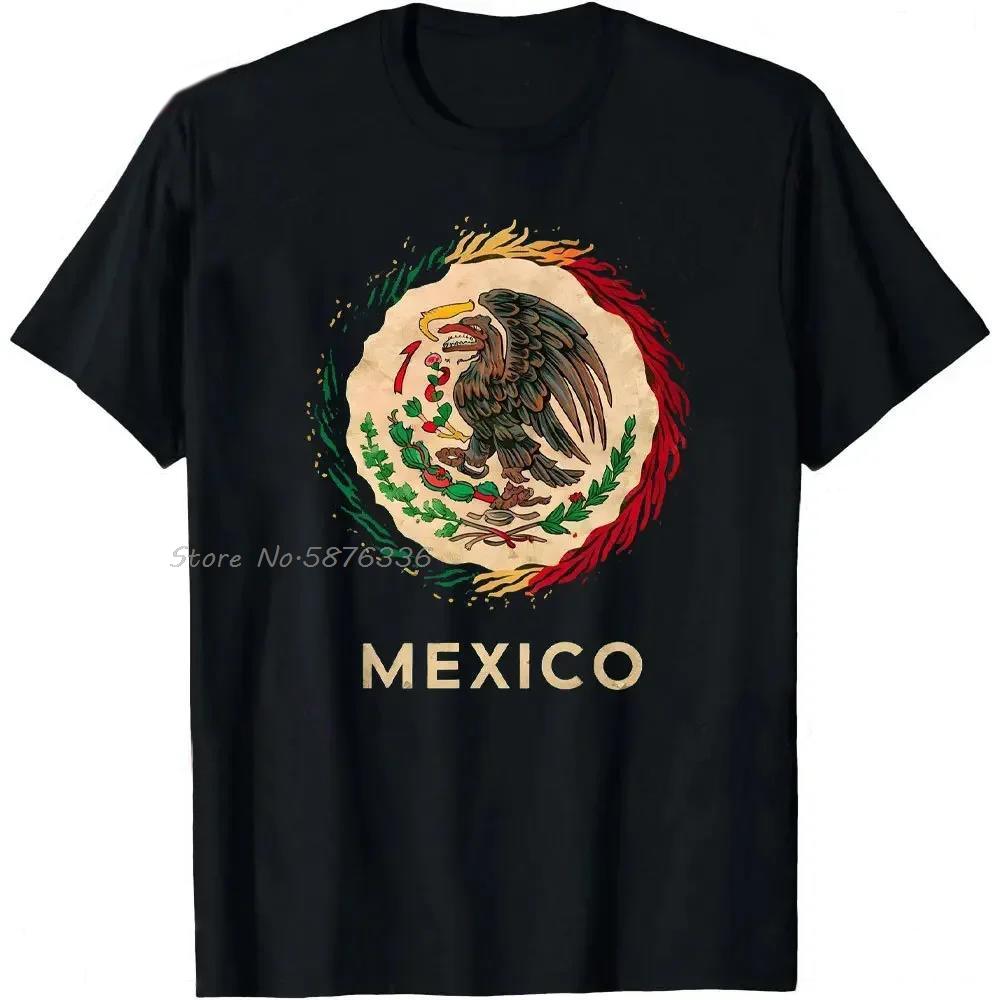 Графическая футболка к Дню независимости Мексики Орел Мексики Viva Mexico Графическая футболка Топы с круглым вырезом Футболки Унисекс Оверсайз Футболка
