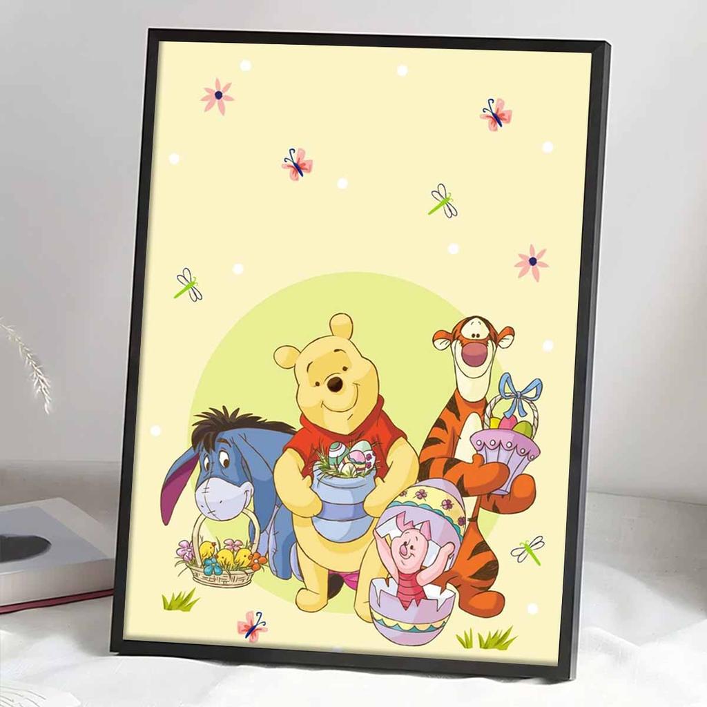 DIY Diamond Painting Winnie The Pooh Cross Stitch Kit Mosaic Art Diamond Painting Full Circle Diamond Home Decoration
