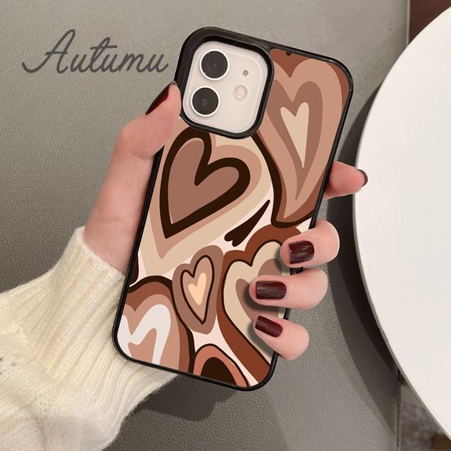 Чехол для телефона Swirl Hearts для iPhone 11 12 13 14 Pro Max mini X XR XS SE 2020 5 6S 7 8 Plus Samsung Galaxy S21 S22 Cover shell