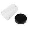 3x Clear Cover Round Base Display Stand Box for Diecast Toy Model Action Figure