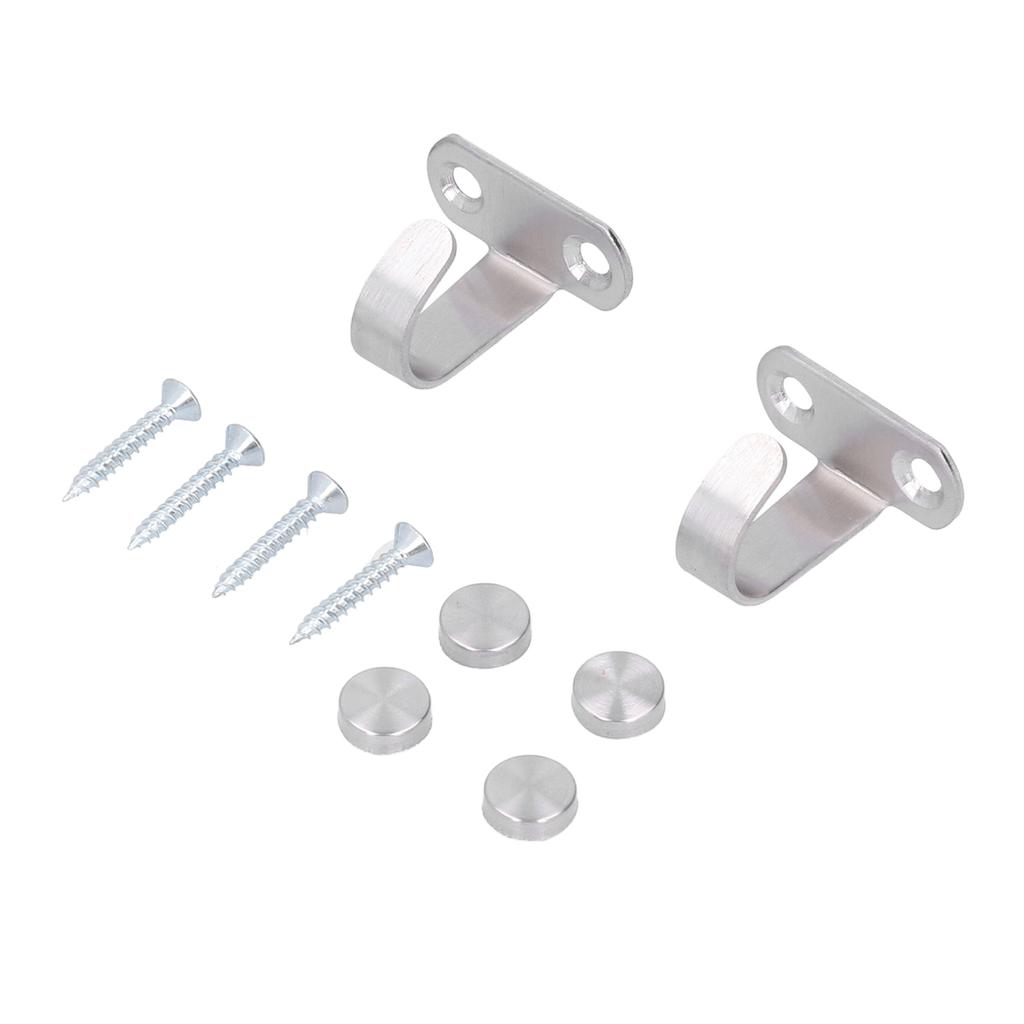 2 шт. Крючки из нержавеющей стали Вешалка для одежды и шляп Органайзер для хранения для дома на колесах, ванной комнаты