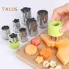 8 шт./компл. овощерезка, анти-деформация, выпекание, гладкий край, легкий торт, тиснение, кухонный инструмент