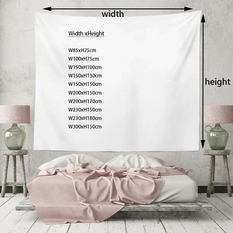 Christmas Day Party Decoration Background Cloth Outside the Window Christmas Tree Snow Scene Tapestry Suitable for Home Outdoor