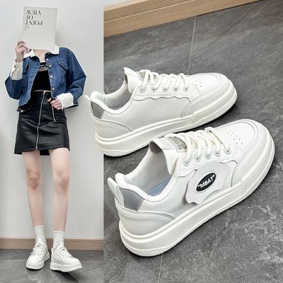 Новые весенние дышащие белые туфли в корейском стиле, универсальные повседневные спортивные туфли для женщин и студентов, женские спортивные туфли для скейтбординга, Rm5203