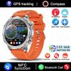 2025 Новый Bluetooth-звонок Умные часы Мужские Для Huawei AMOLED HD Большой экран Пульс NFC IP68 Водонепроницаемые GPS Спортивные Умные часы